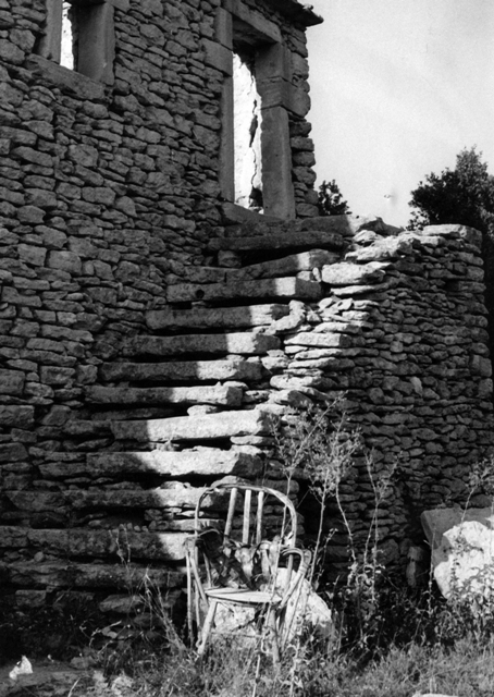 Restauration d'un escalier en pierres sèches